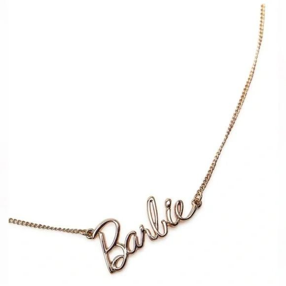 ZARA BARBIE™M MATTEL GOLD PLATED CHAIN NECKLACE - Picture 3 of 3